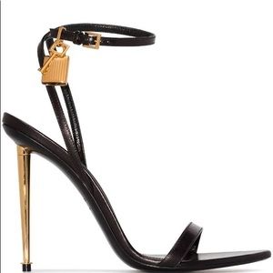Tom Ford Padlock Black Heel size 37